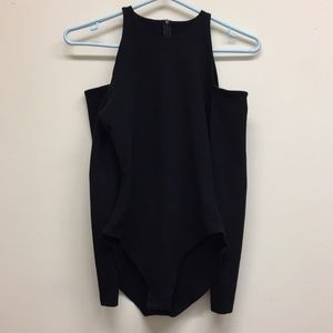 TAPEMEASURE cold-shoulder bodysuit
